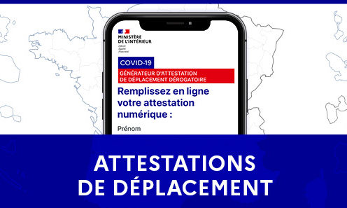 Confinement : attestation dérogatoire de déplacement