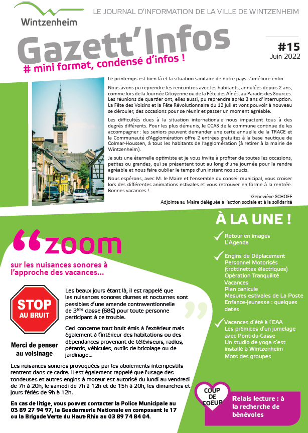 Gazett’Infos n°15