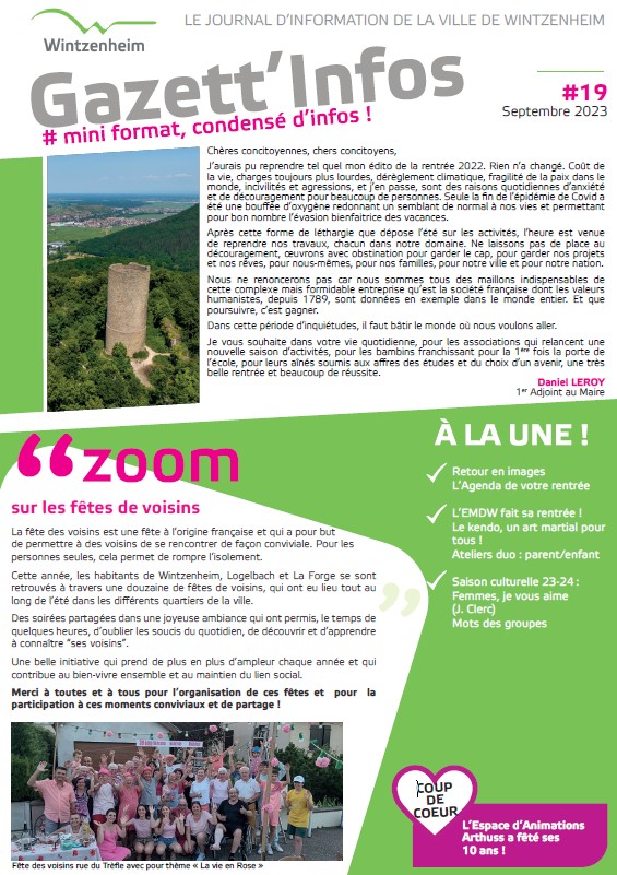 Gazett’Infos n°19