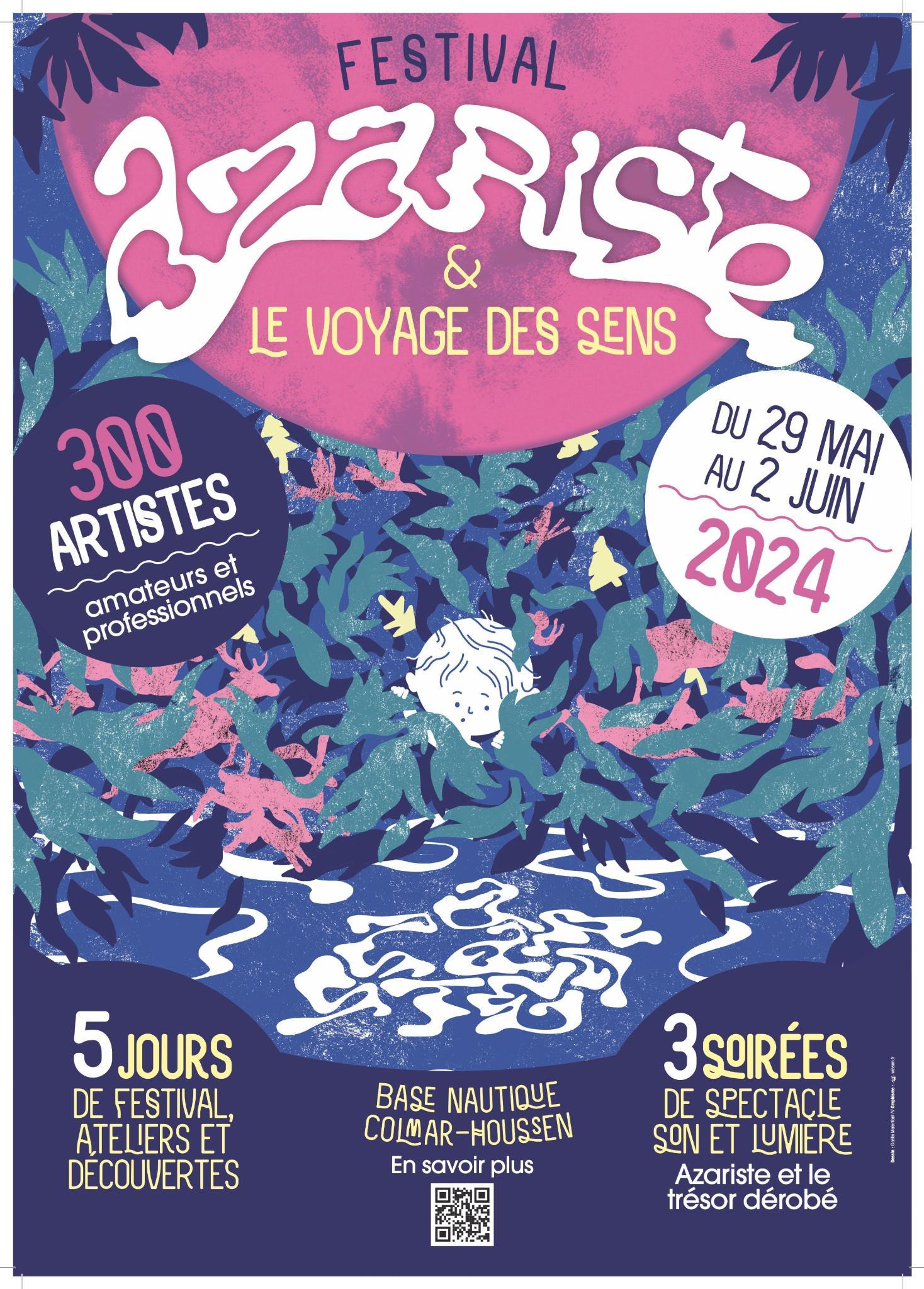 Festival Azariste et le voyage des sens Du 29 mai au 2 juin 2024