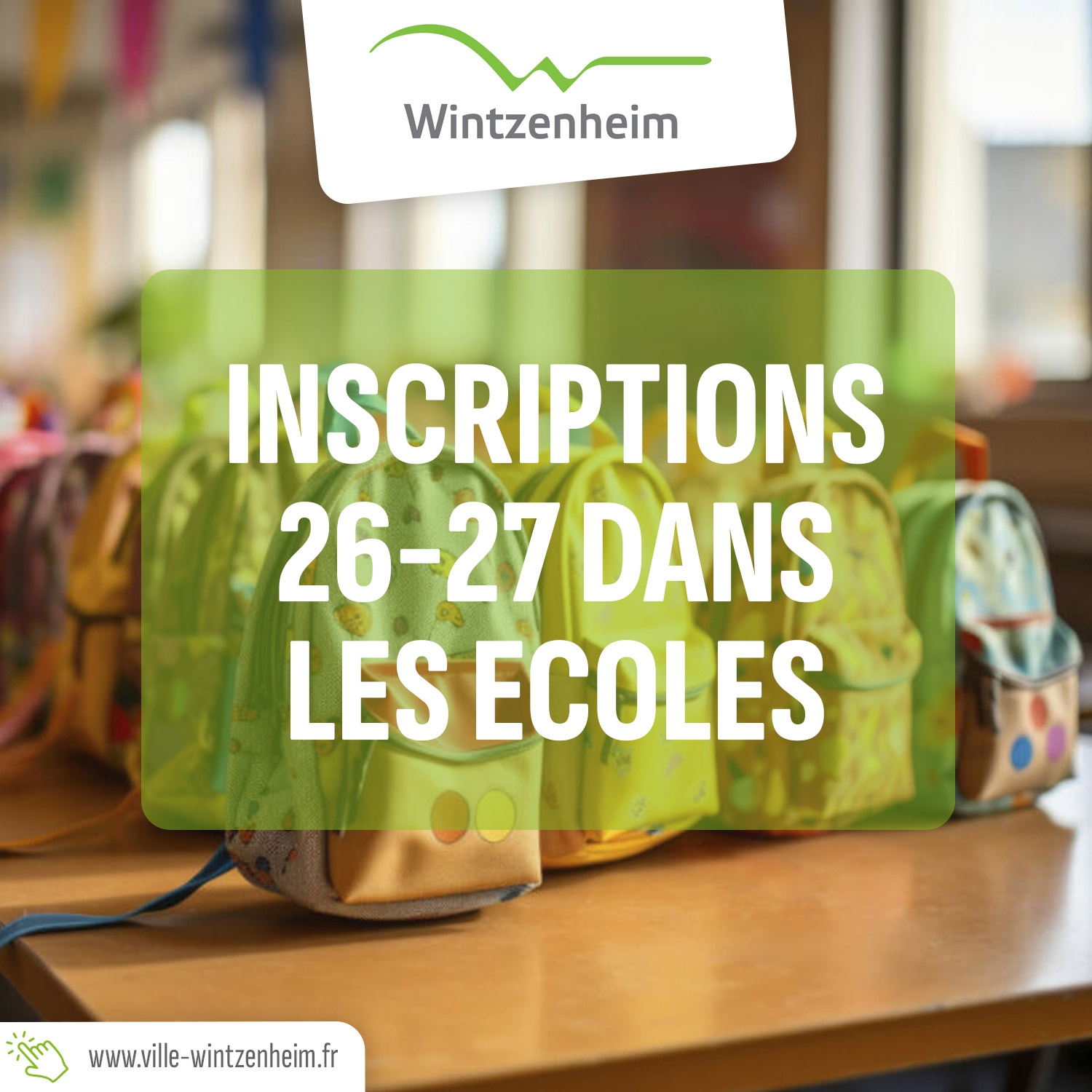 Inscription écoles 2026-2027